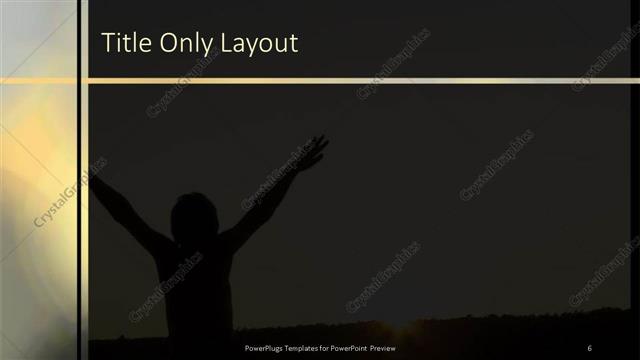 Title Only presentation slide layout