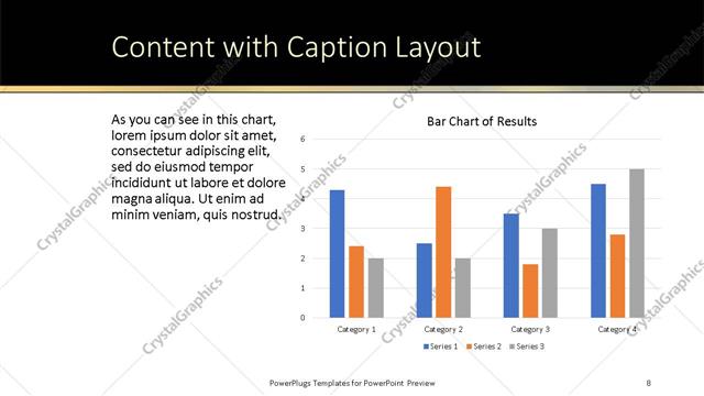 Content with Caption presentation slide layout