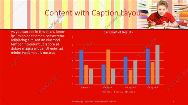 Content with Caption presentation slide layout