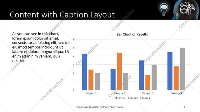 Content with Caption presentation slide layout