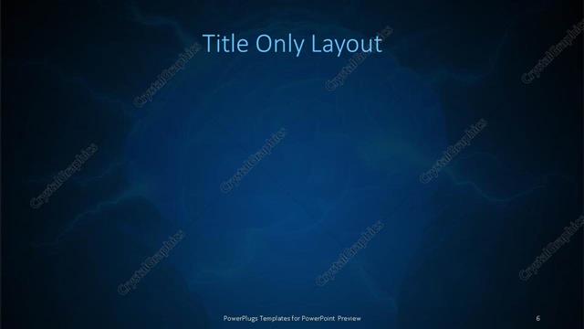 Title Only presentation slide layout