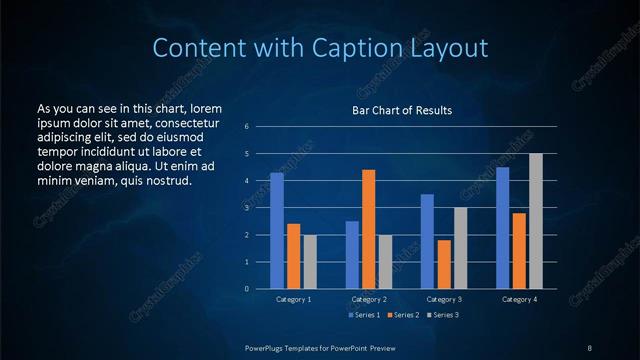 Content with Caption presentation slide layout