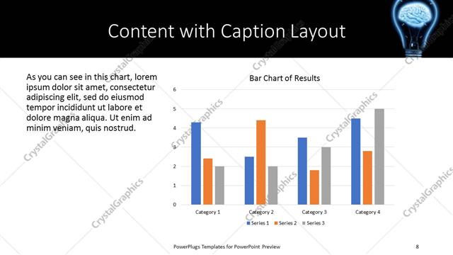 Content with Caption presentation slide layout