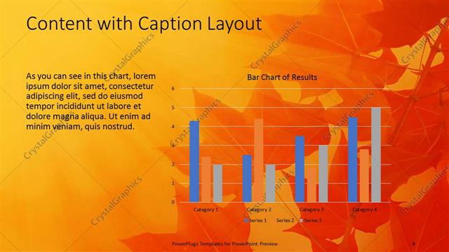Content with Caption presentation slide layout