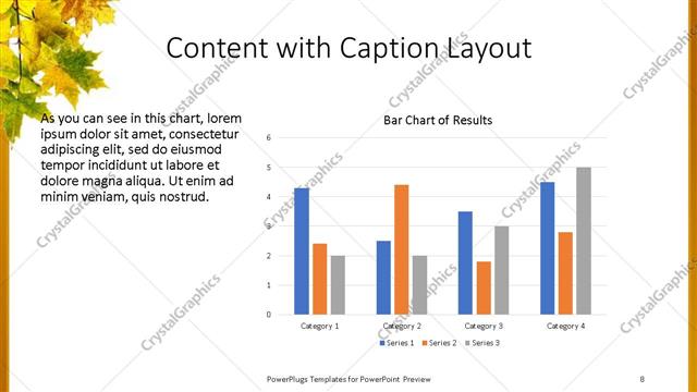 Content with Caption presentation slide layout