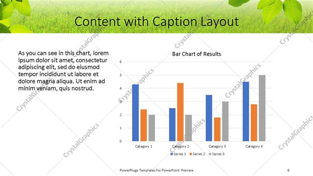 Content with Caption presentation slide layout