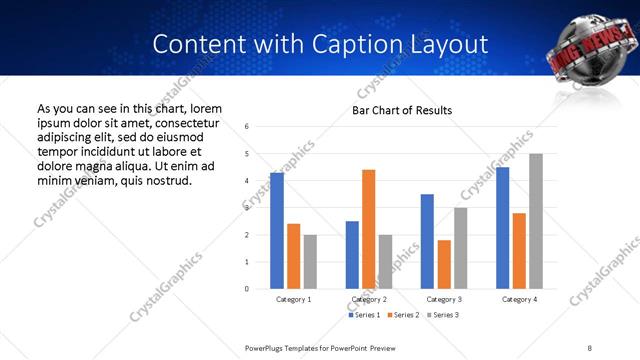 Content with Caption presentation slide layout