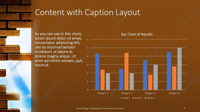 Content with Caption presentation slide layout