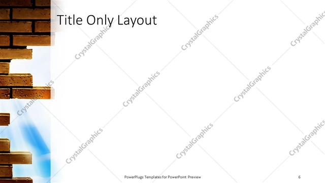 Title Only presentation slide layout