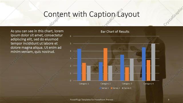 Content with Caption presentation slide layout