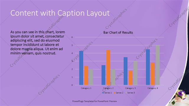 Content with Caption presentation slide layout