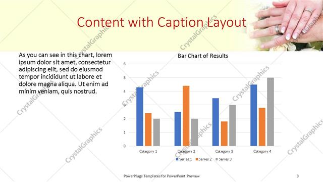 Content with Caption presentation slide layout