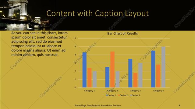 Content with Caption presentation slide layout