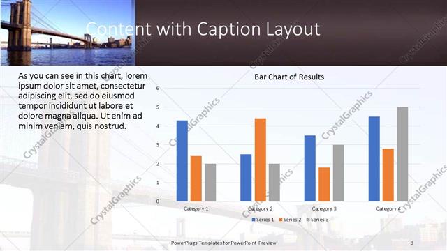 Content with Caption presentation slide layout