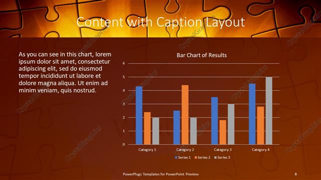 Content with Caption presentation slide layout