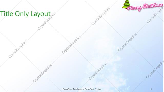 Title Only presentation slide layout