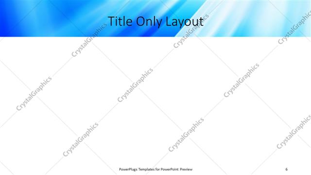 Title Only presentation slide layout
