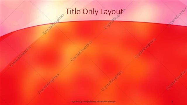 Title Only presentation slide layout
