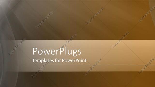  Presentation with corner - Bright glow from top left corner with grey and brown