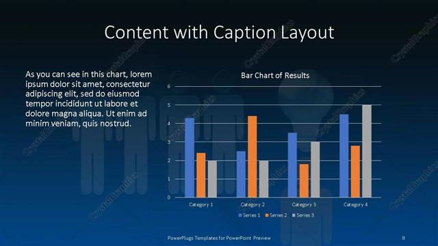 Content with Caption presentation slide layout