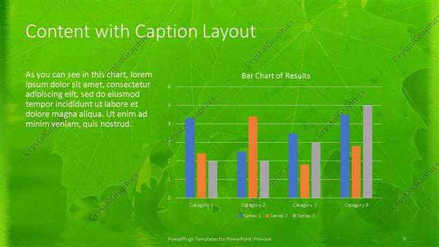 Content with Caption presentation slide layout