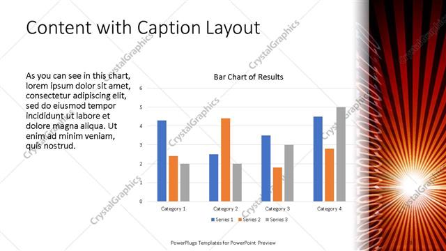 Content with Caption presentation slide layout