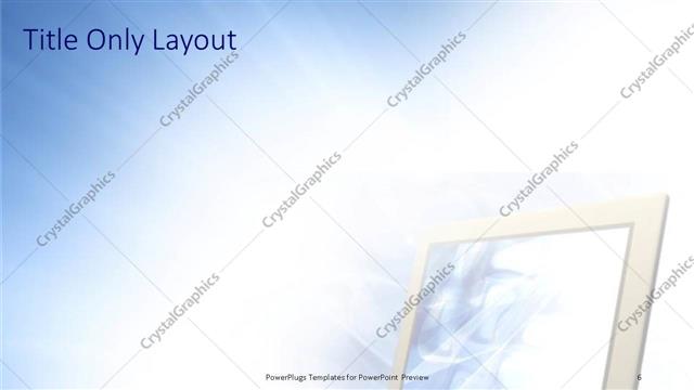 Title Only presentation slide layout