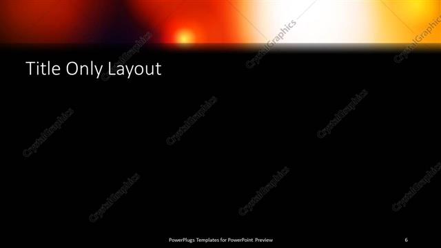 Title Only presentation slide layout