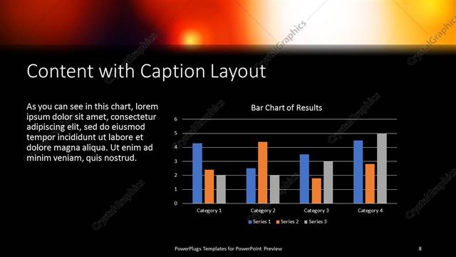 Content with Caption presentation slide layout