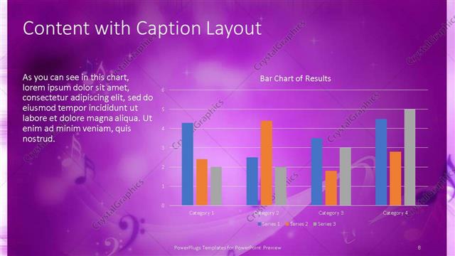 Content with Caption presentation slide layout