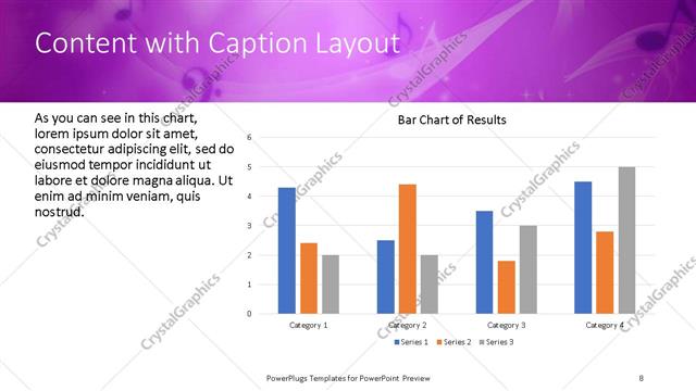 Content with Caption presentation slide layout