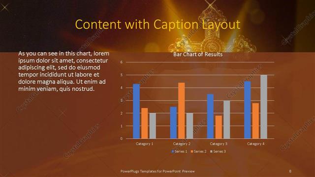 Content with Caption presentation slide layout