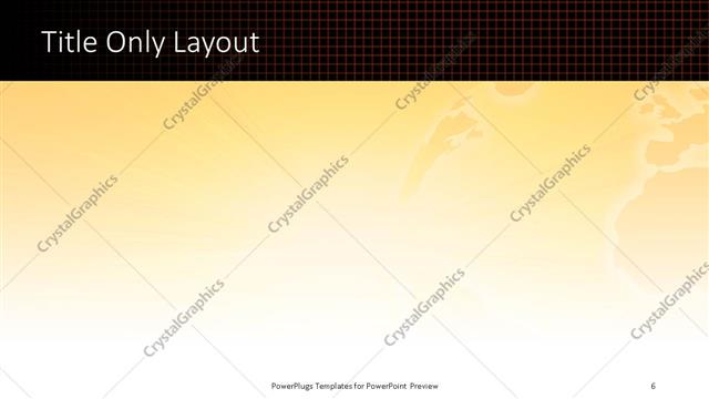 Title Only presentation slide layout