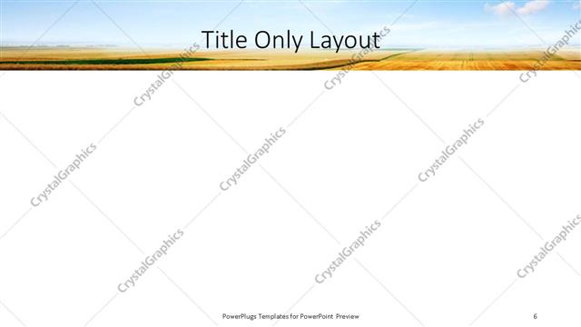 Title Only presentation slide layout