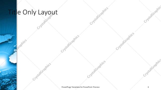 Title Only presentation slide layout