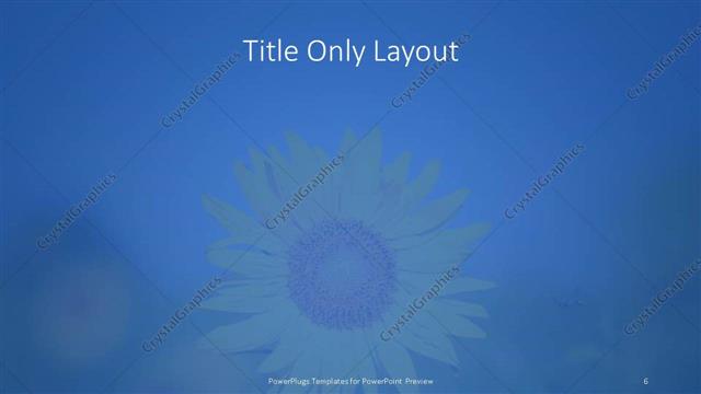 Title Only presentation slide layout