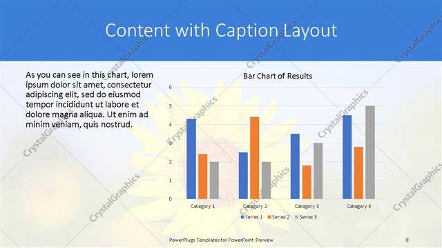 Content with Caption presentation slide layout