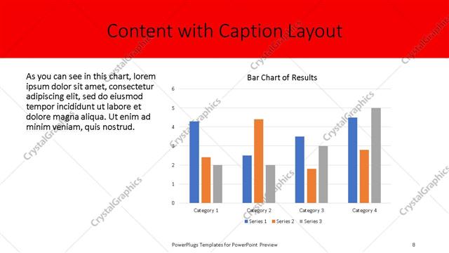 Content with Caption presentation slide layout