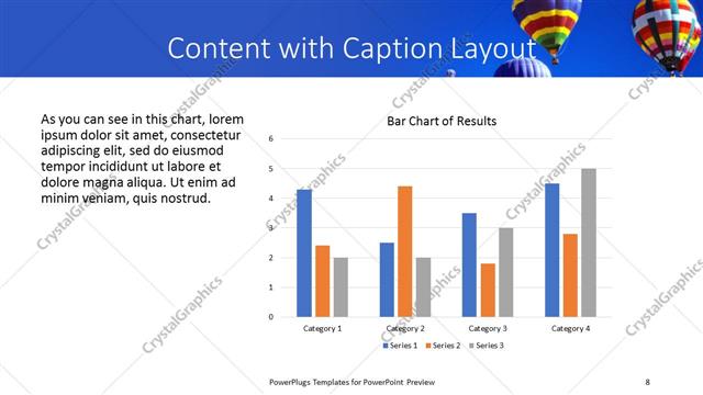 Content with Caption presentation slide layout