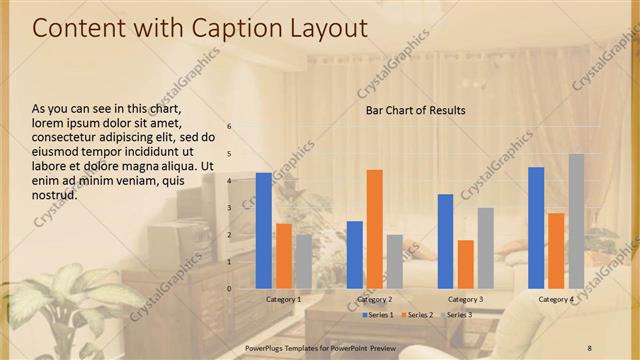 Content with Caption presentation slide layout