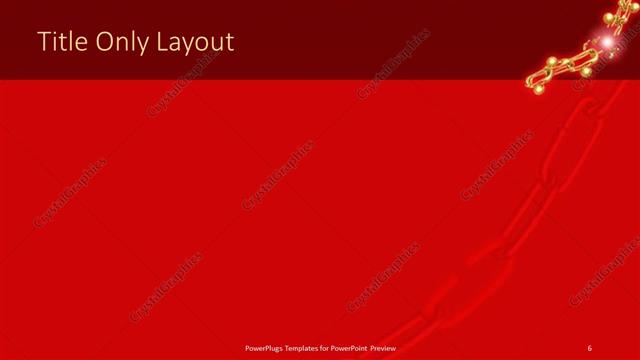 Title Only presentation slide layout