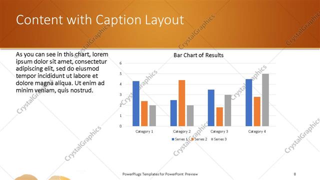Content with Caption presentation slide layout