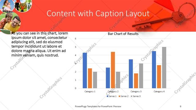 Content with Caption presentation slide layout