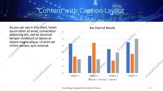 Content with Caption presentation slide layout