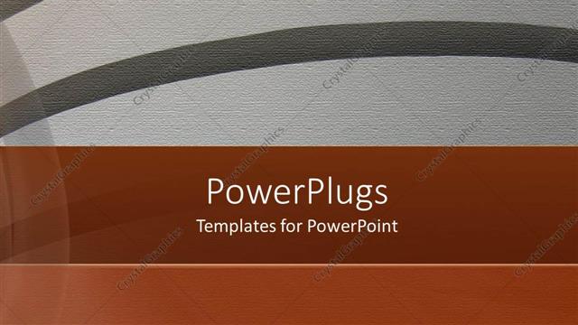  Presentation with tile - A brown and ash colored surface tile with two black stripes