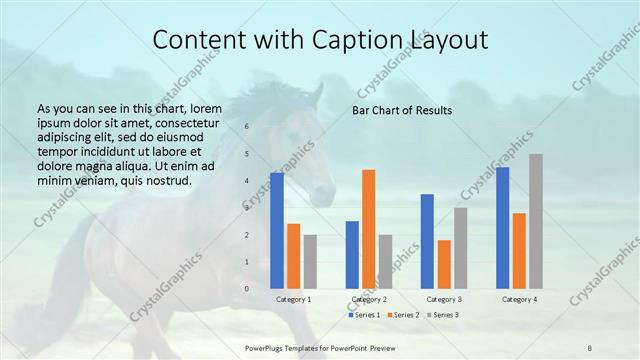 Content with Caption presentation slide layout