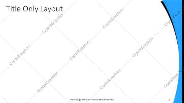 Title Only presentation slide layout