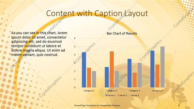 Content with Caption presentation slide layout