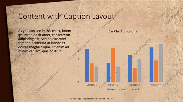 Content with Caption presentation slide layout