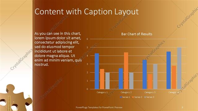 Content with Caption presentation slide layout